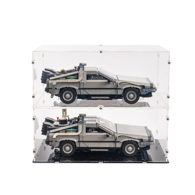 Back to the Future Time Machine Small Display Case for LEGO 10300