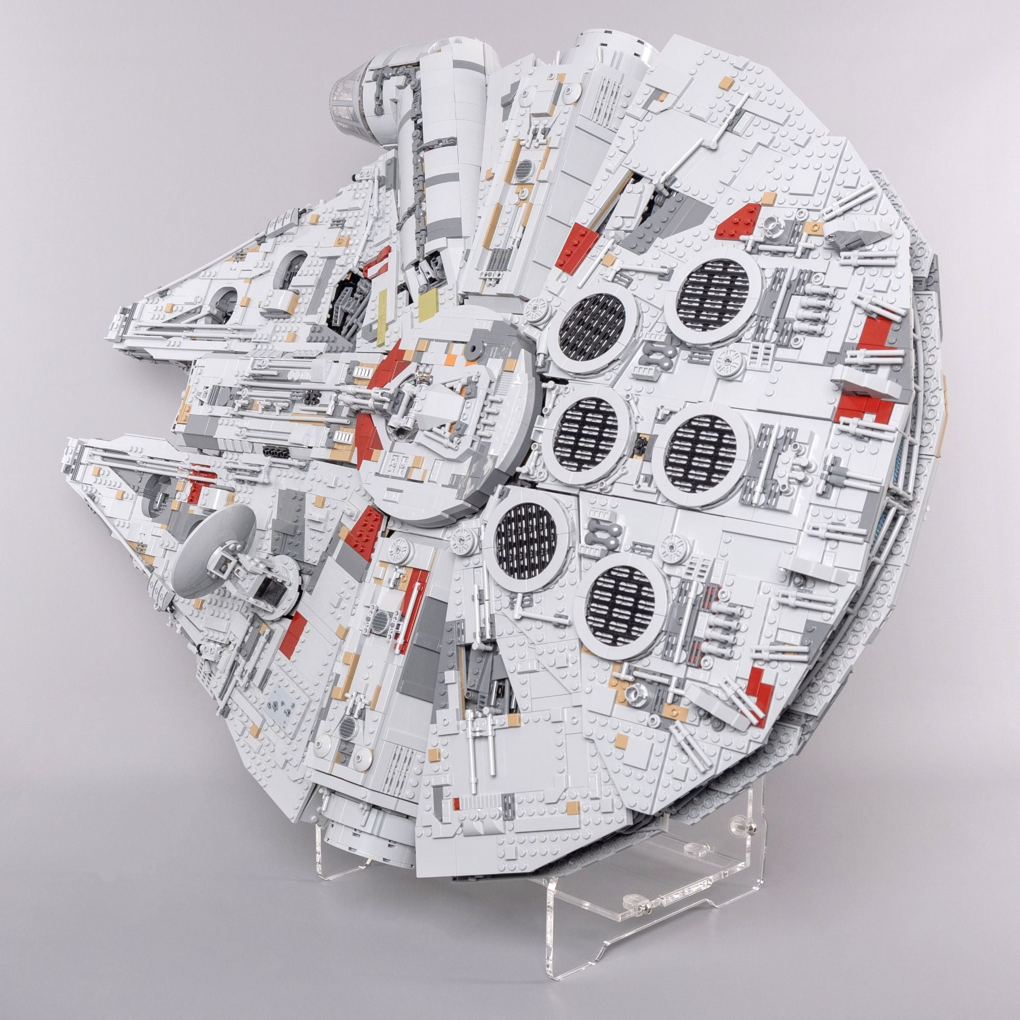 2in1 Display Stand for LEGO 75192 Millennium Falcon | iDisplayit