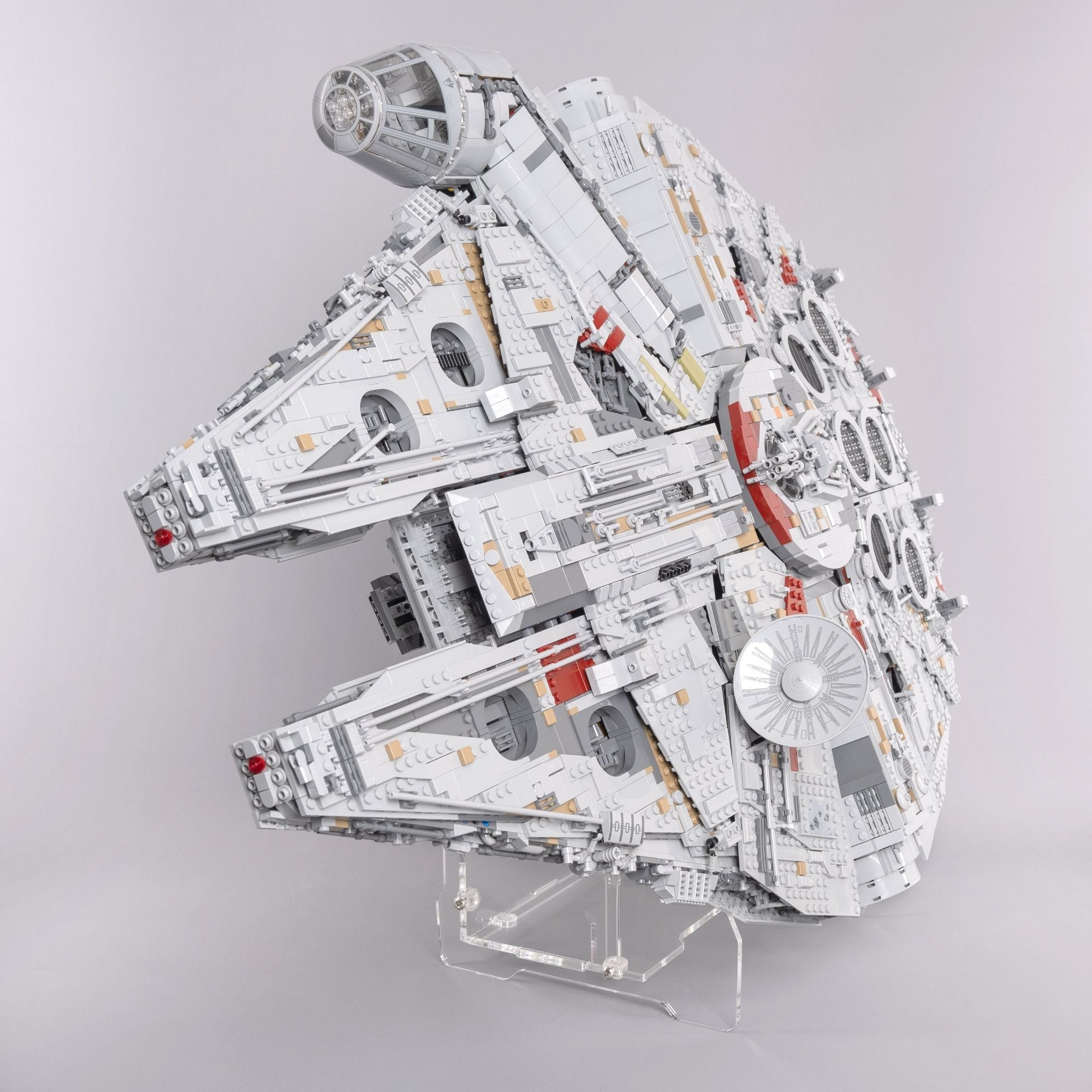 2in1 Display Stand for LEGO 75192 Millennium Falcon | iDisplayit
