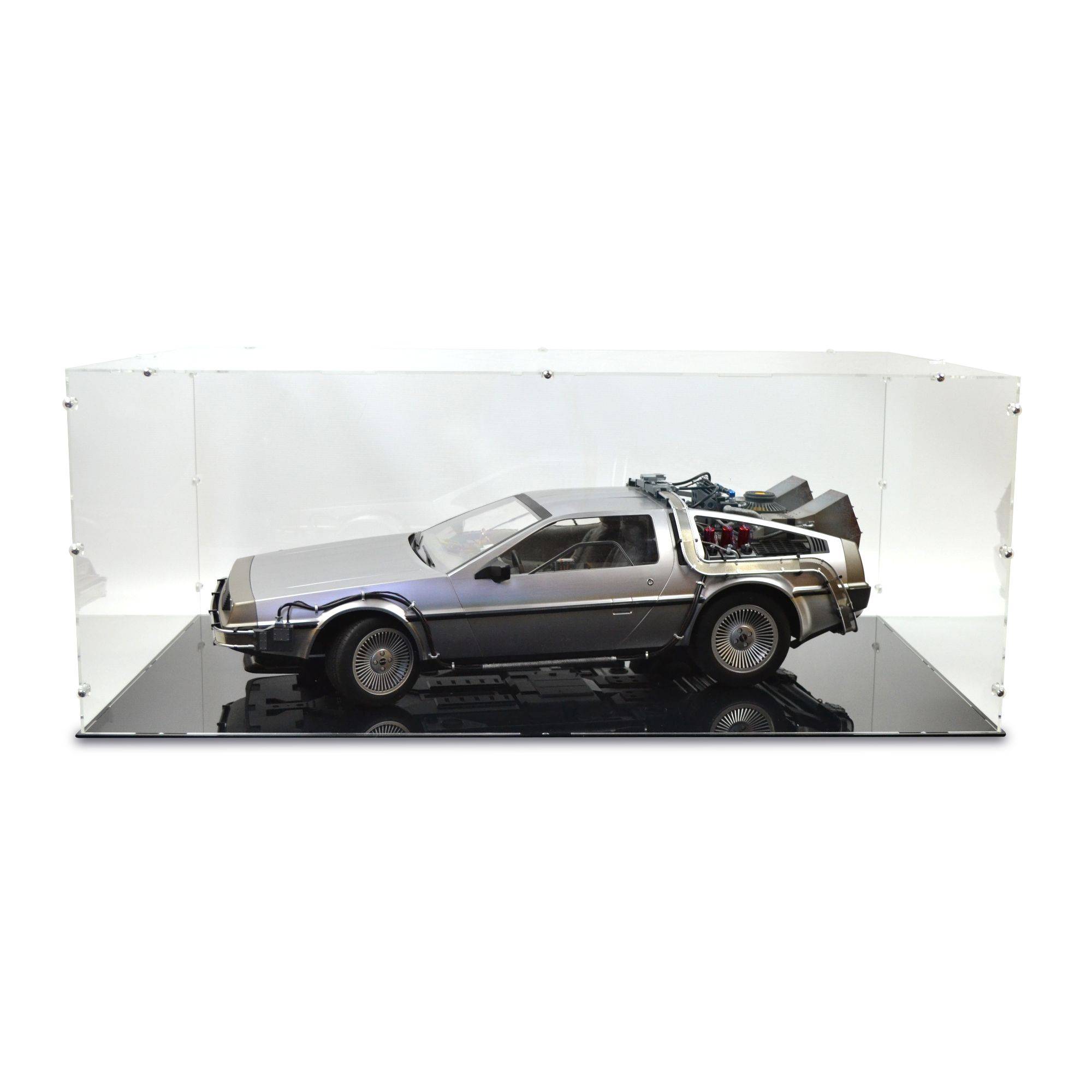 Acrylic Display Case for Hot Toys DeLorean MMS260 | iDisplayit