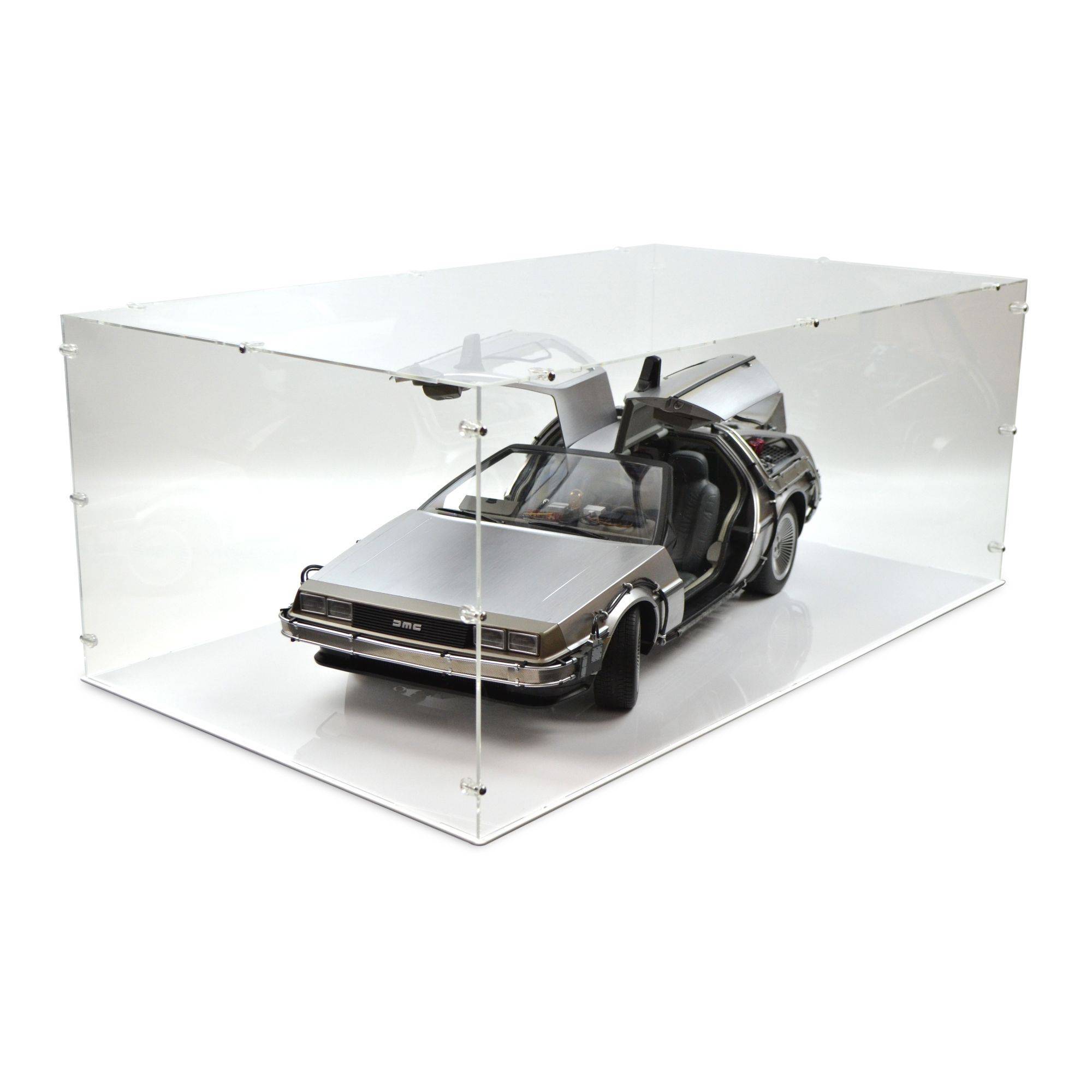 Acrylic Display Case for Hot Toys DeLorean MMS260