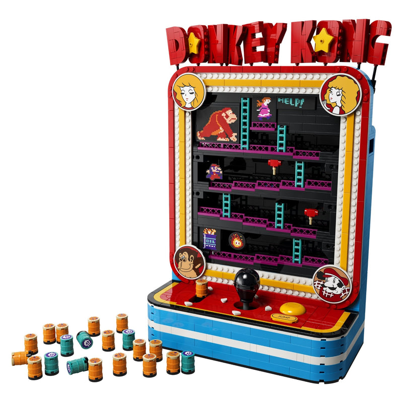 Donkey Kong Arcade Display Case for LEGO 72051 (Coming Soon)