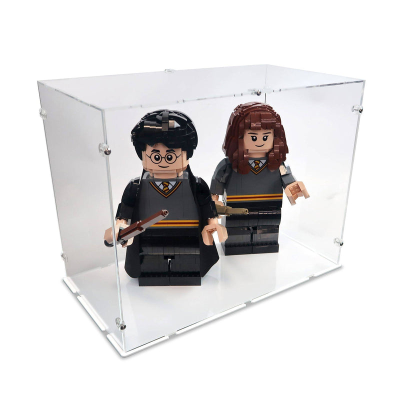 Harry Potter & Hermione Granger Display Case for LEGO 76393