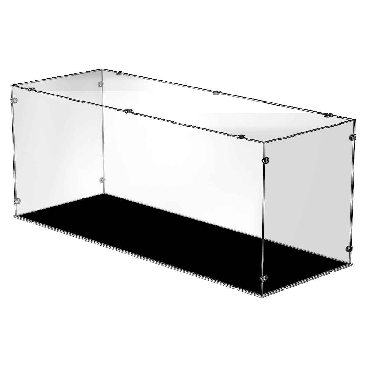 90 x 32 x 36cm Acrylic Display Case | iDisplayit USA — iDisplayit.com