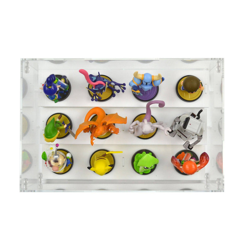 12 Nintendo Amiibo Figures Display Case