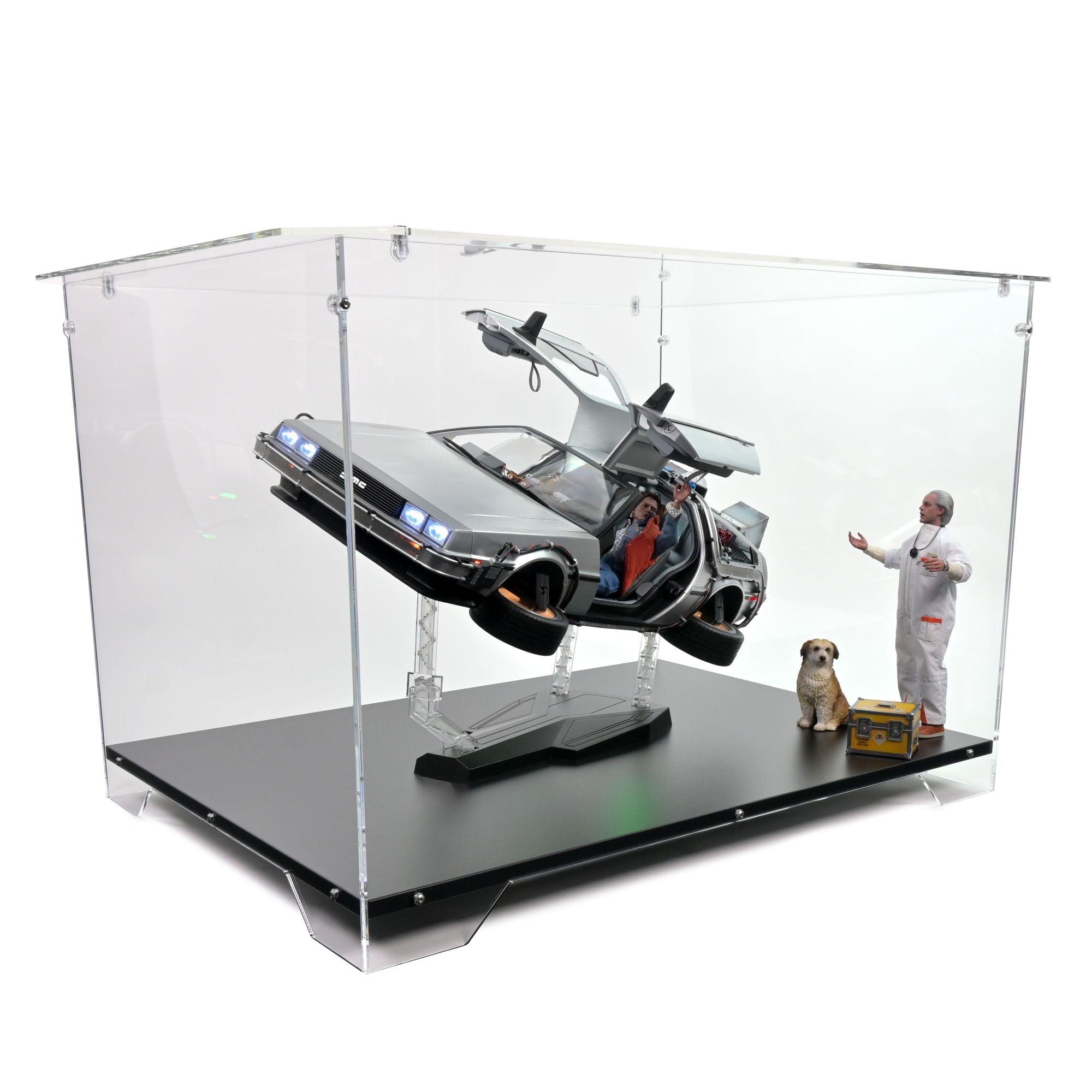 BACK TO BOYSデモセット Hot Toys BTTF 2 DeLorean Premium Coffee Table | iDisplayit USA