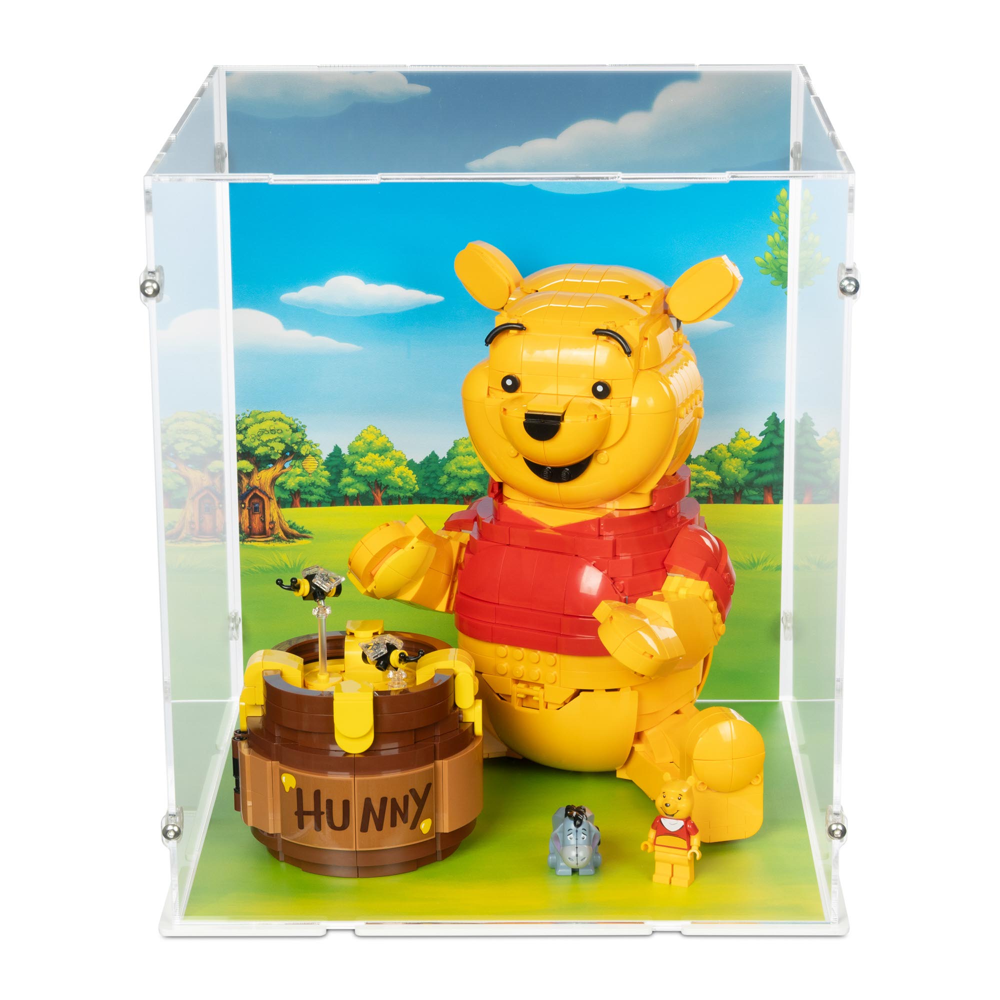 新品ケース交換済み　THE LAST MESSAGE+BRAVE HEARTS Acrylic Display Case for LEGO Disney Winnie the Pooh | iDisplayit
