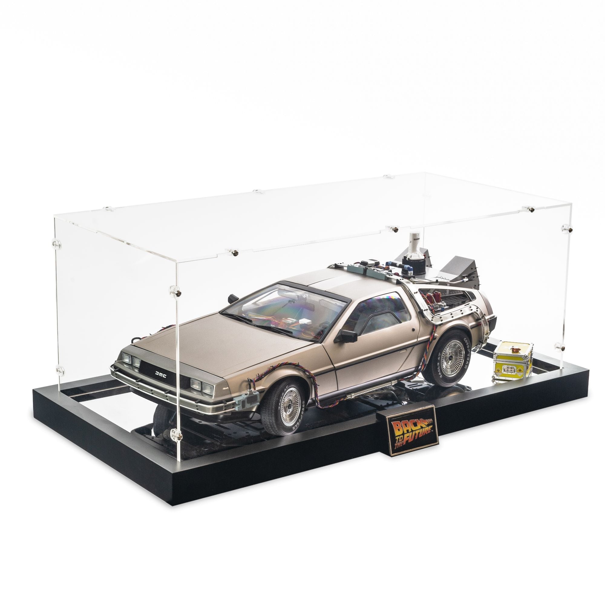 Acrylic Display Case Cover for Eaglemoss DeLorean | iDisplayit USA