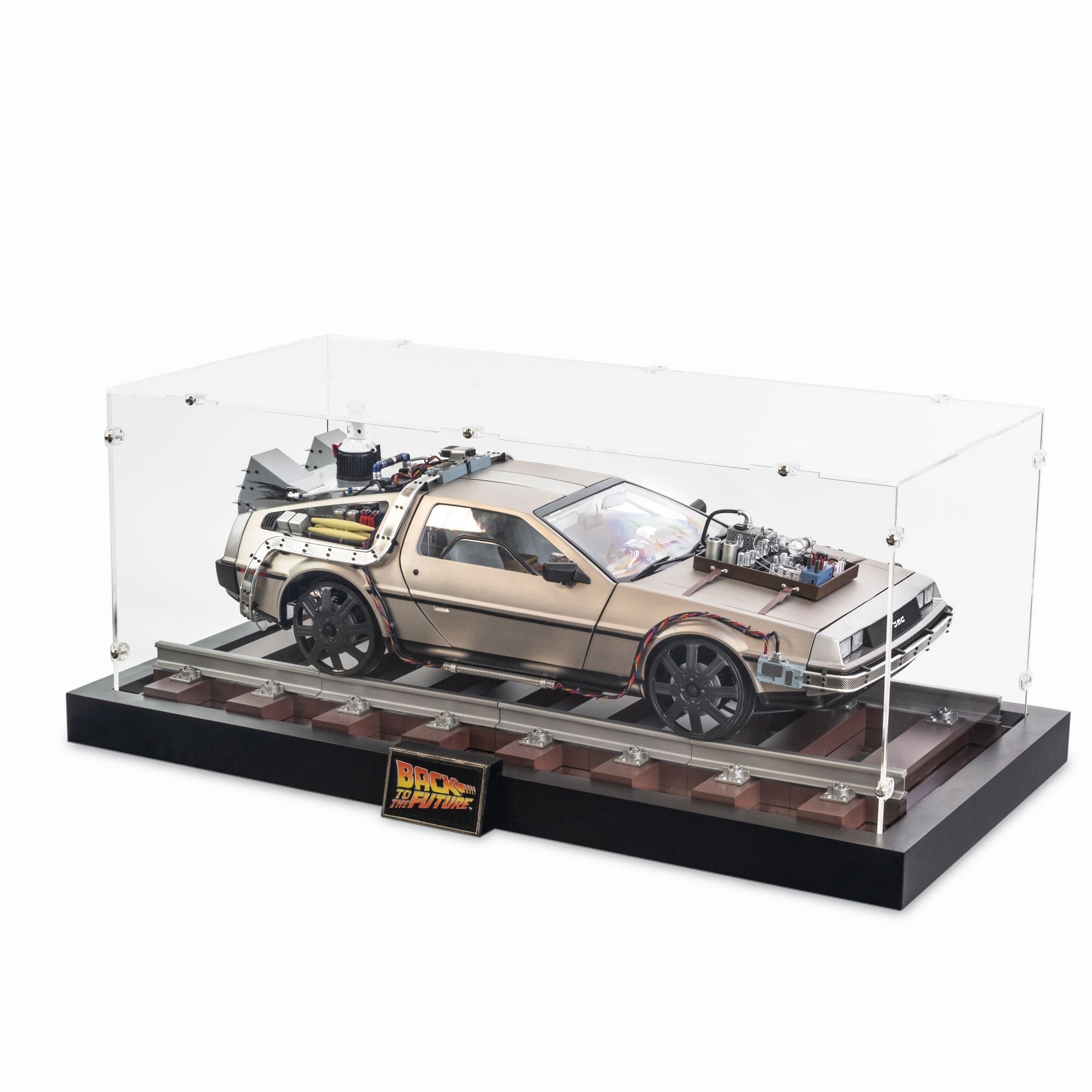 Acrylic Display Case Cover for Eaglemoss DeLorean | iDisplayit USA