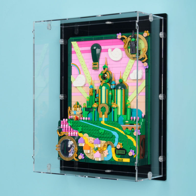 Emerald City Art Wall Mounted Display Case for LEGO 75685
