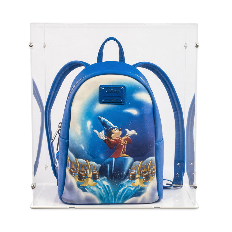 disney fantasia sorcerer mickey mouse mini backpack Acrylic Display Case for Loungefly Mini Backpack