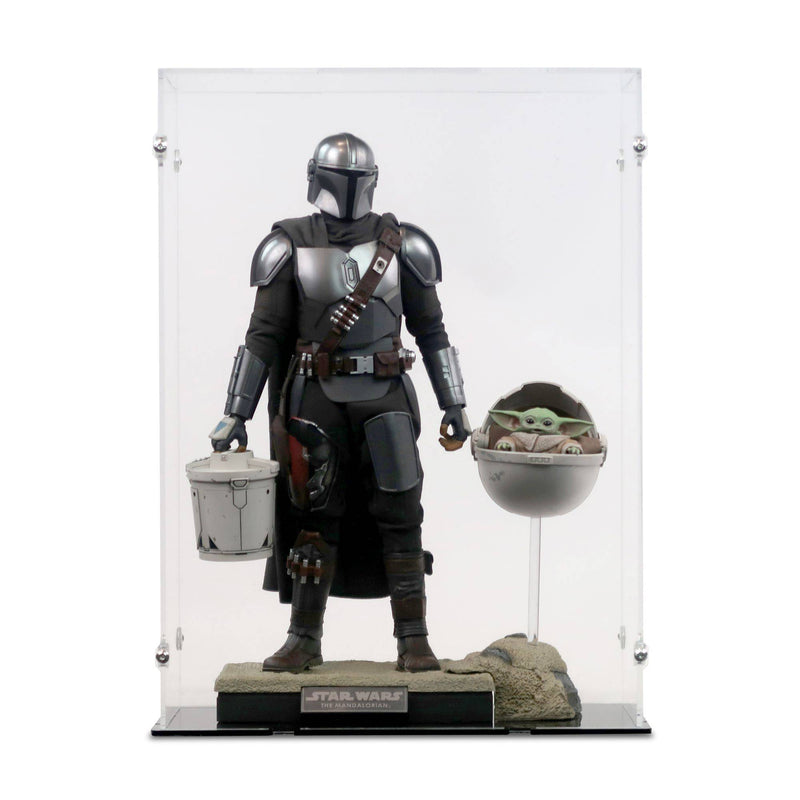 1/6 Scale Mandalorian & The Child Display Case for Hot Toys TMS 015