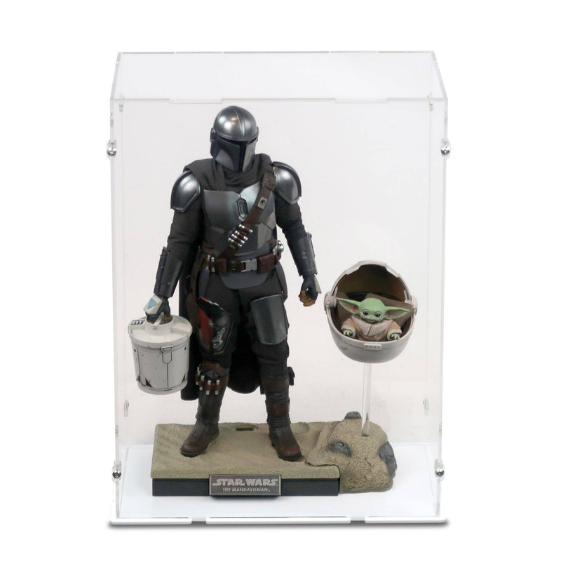 1/6 Scale Mandalorian & The Child Display Case for Hot Toys TMS 015