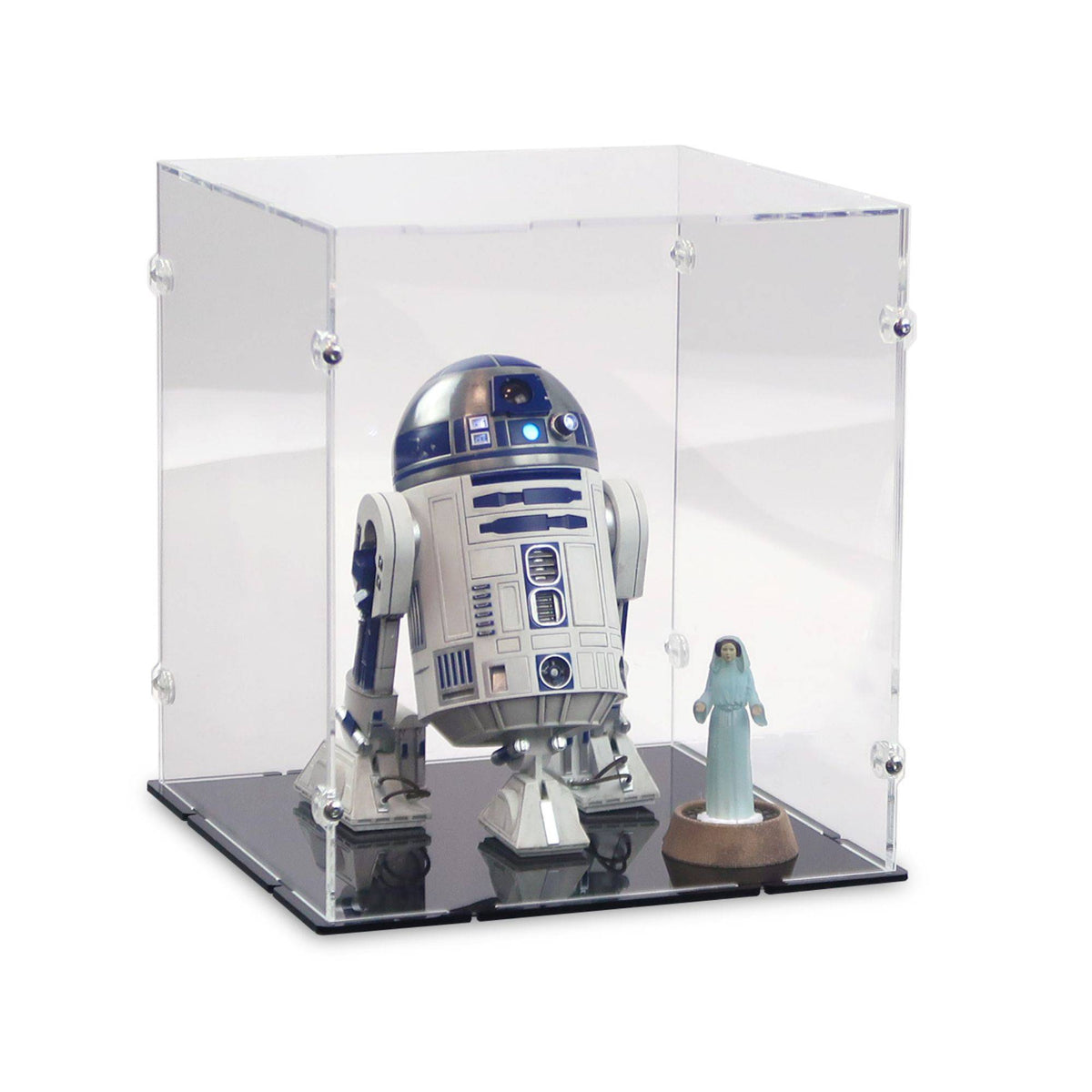 Acrylic Display Case for Hot Toys 1/6 Scale R2-D2 | iDisplayit USA