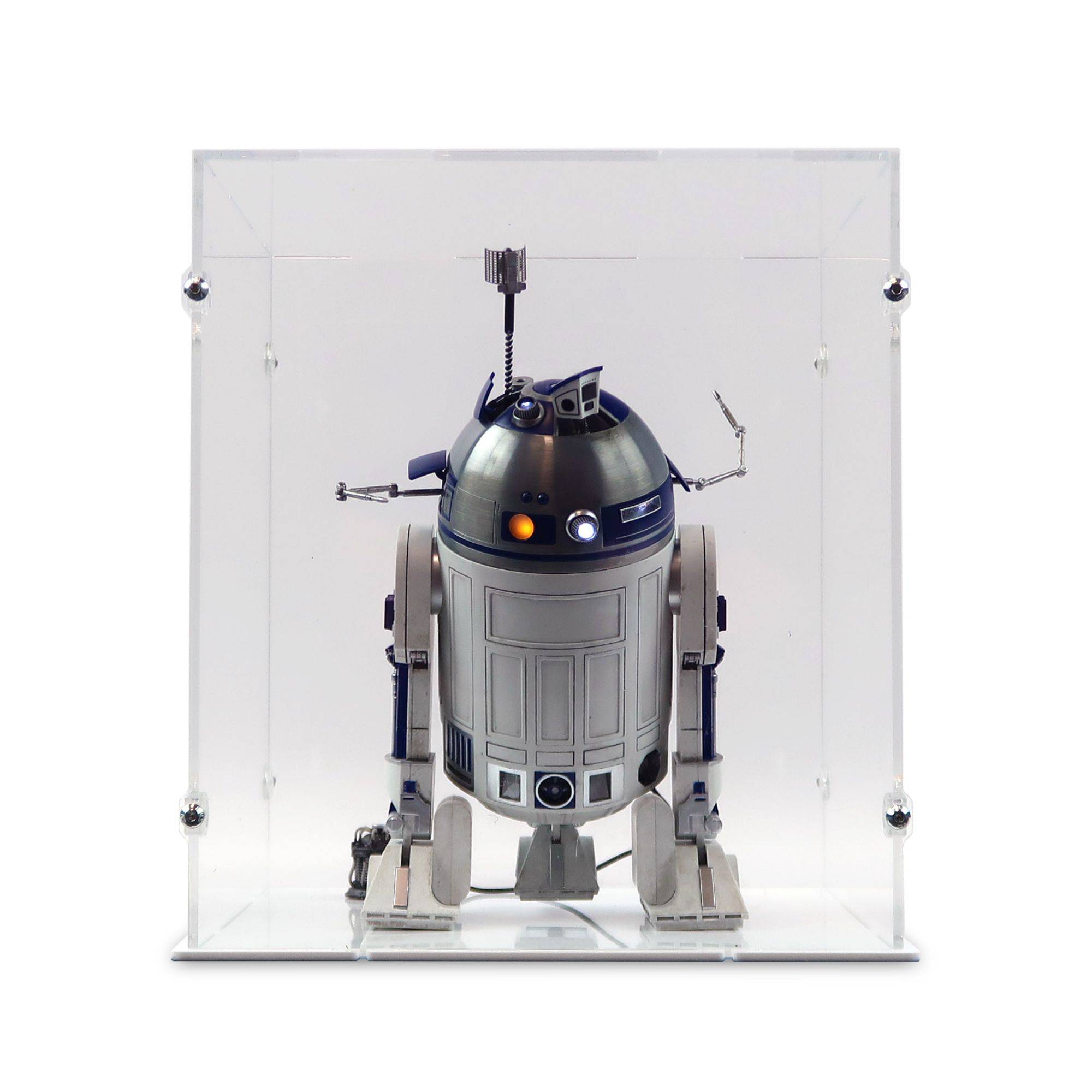 Acrylic Display Case for Hot Toys 1/6 Scale R2-D2 | iDisplayit USA