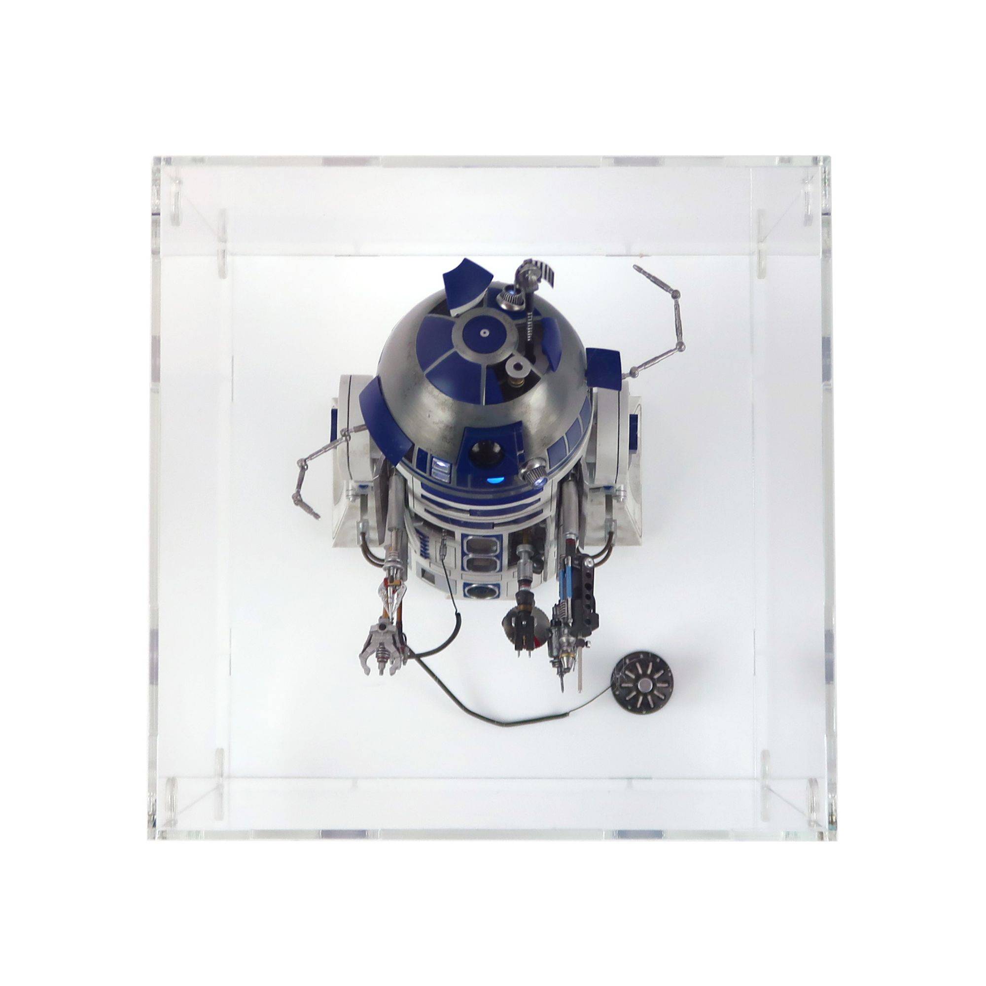 Acrylic Display Case for Hot Toys 1/6 Scale R2-D2 | iDisplayit USA