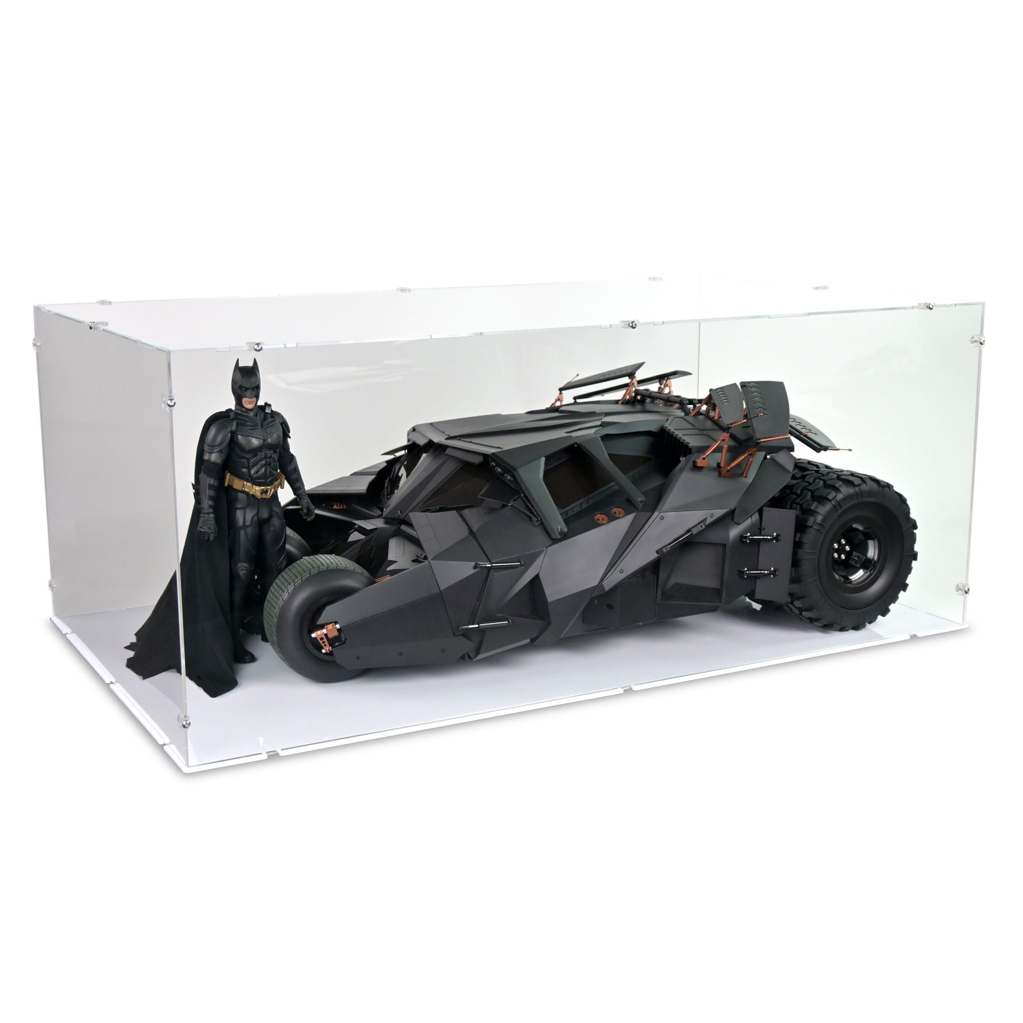 Hot Toys 1/6 Scale Batmobile Tumbler XL Display Box | iDisplayit
