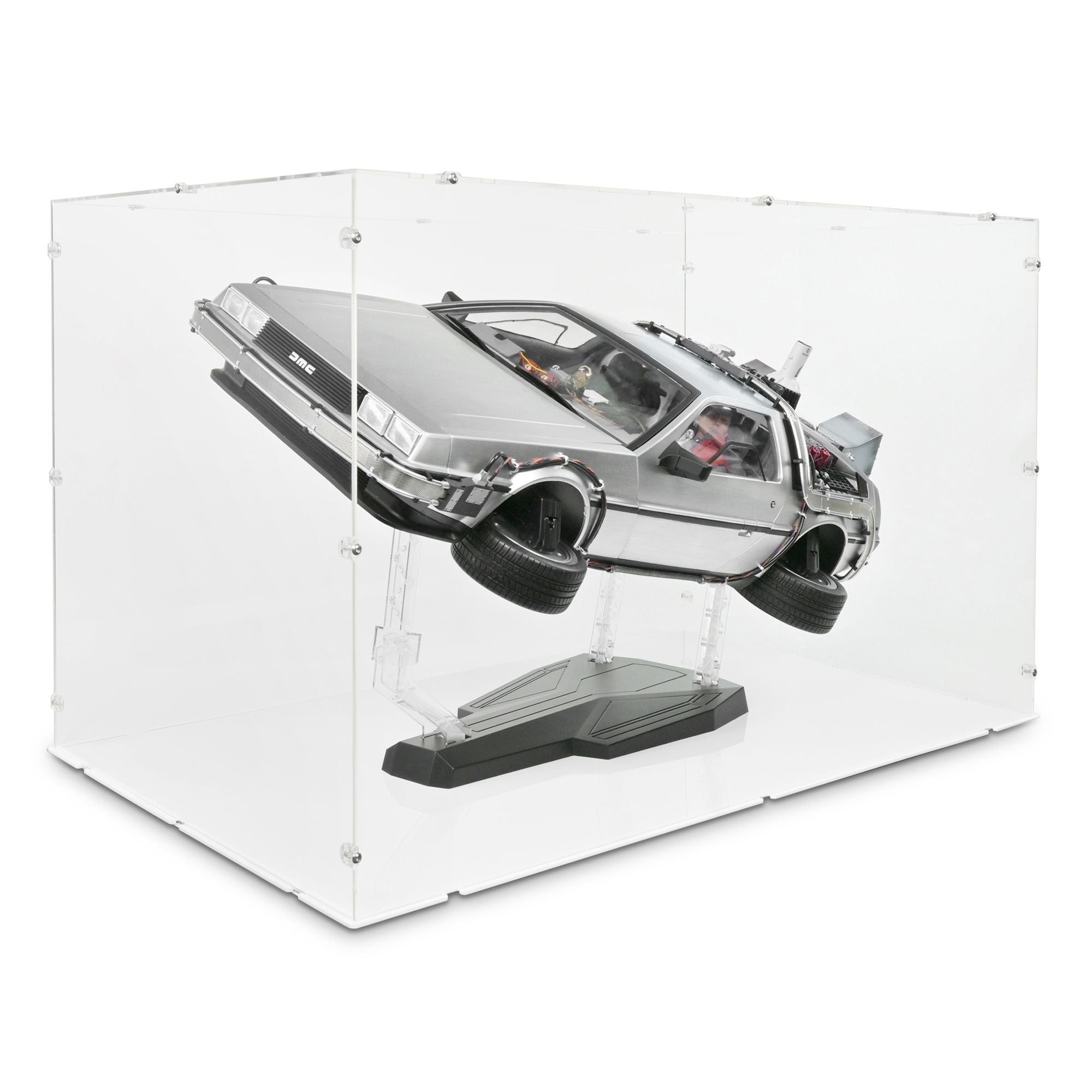 Acrylic Display Case for Hot Toys BTTF II DeLorean | iDisplayit