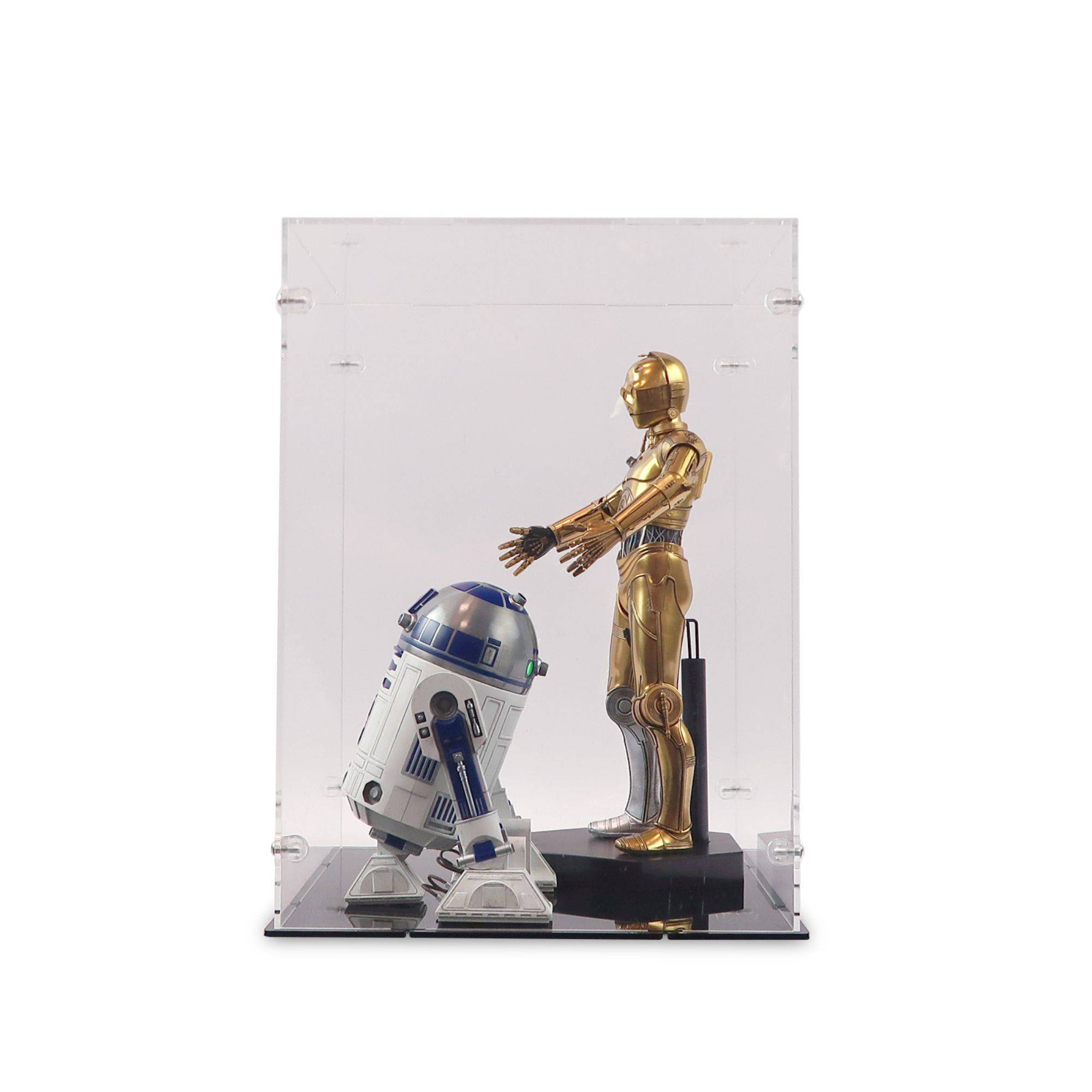 Acrylic Display Case for Sideshow R2-D2 & C-3PO | iDisplayit ...