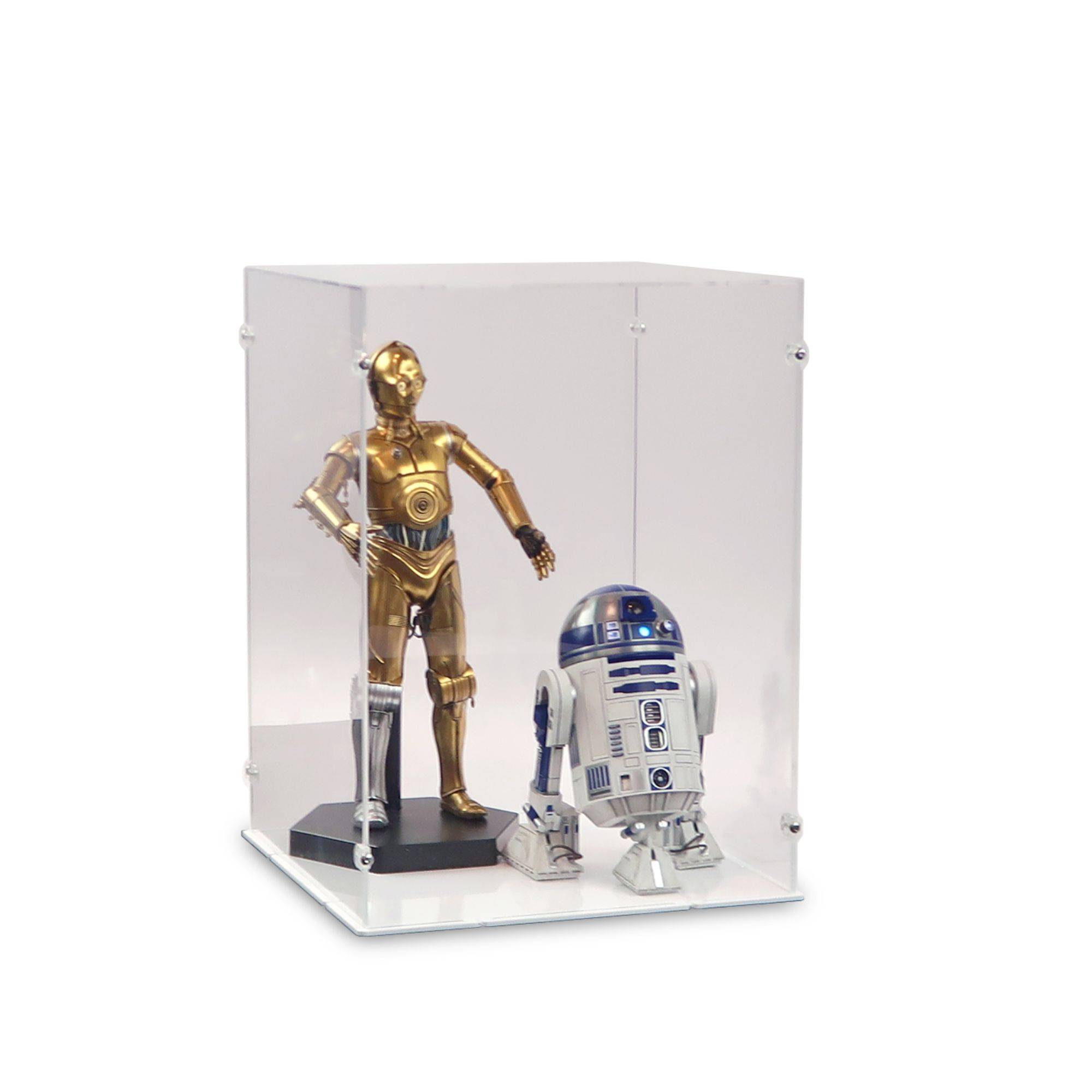 R2-D2専用ディスプレイケース Acrylic Display Case for Sideshow R2-D2 & C-3PO | iDisplayit USA