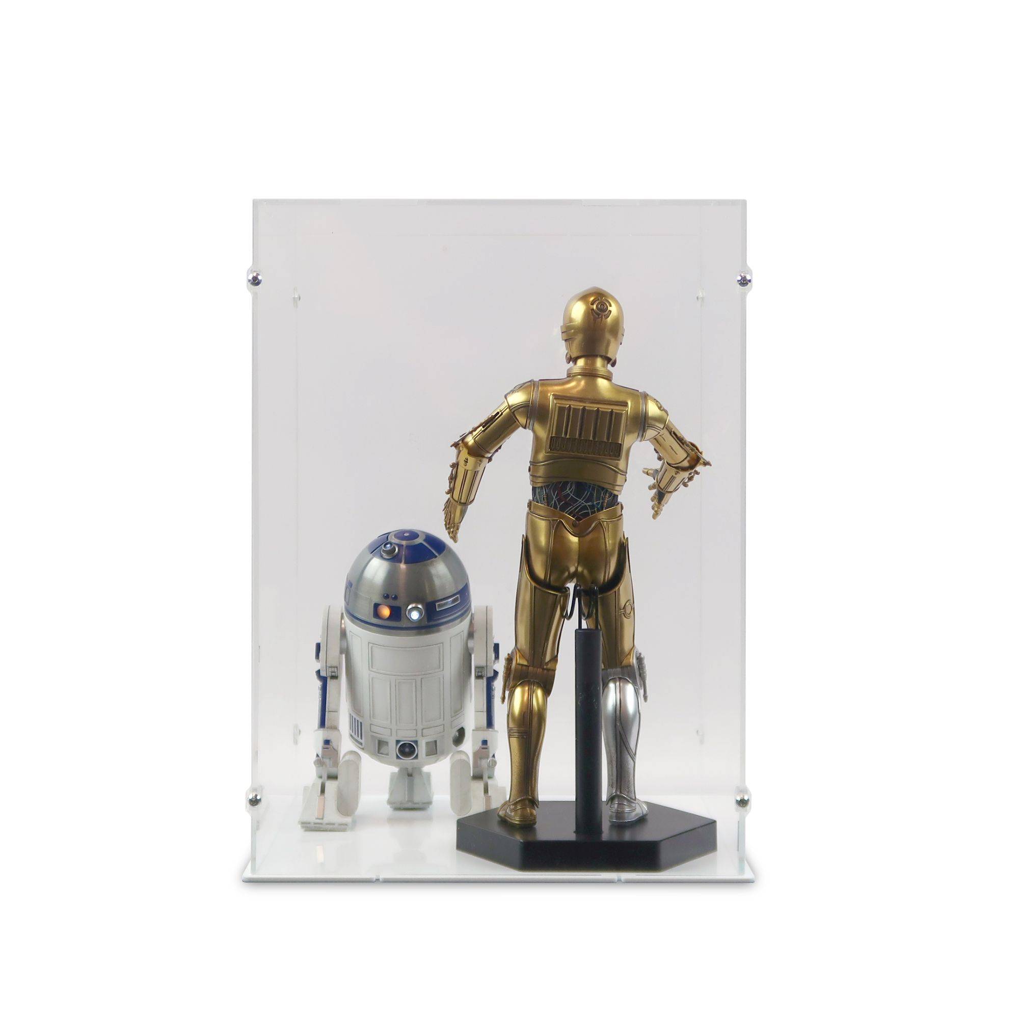 Acrylic Display Case for Sideshow R2-D2 & C-3PO | iDisplayit USA ...