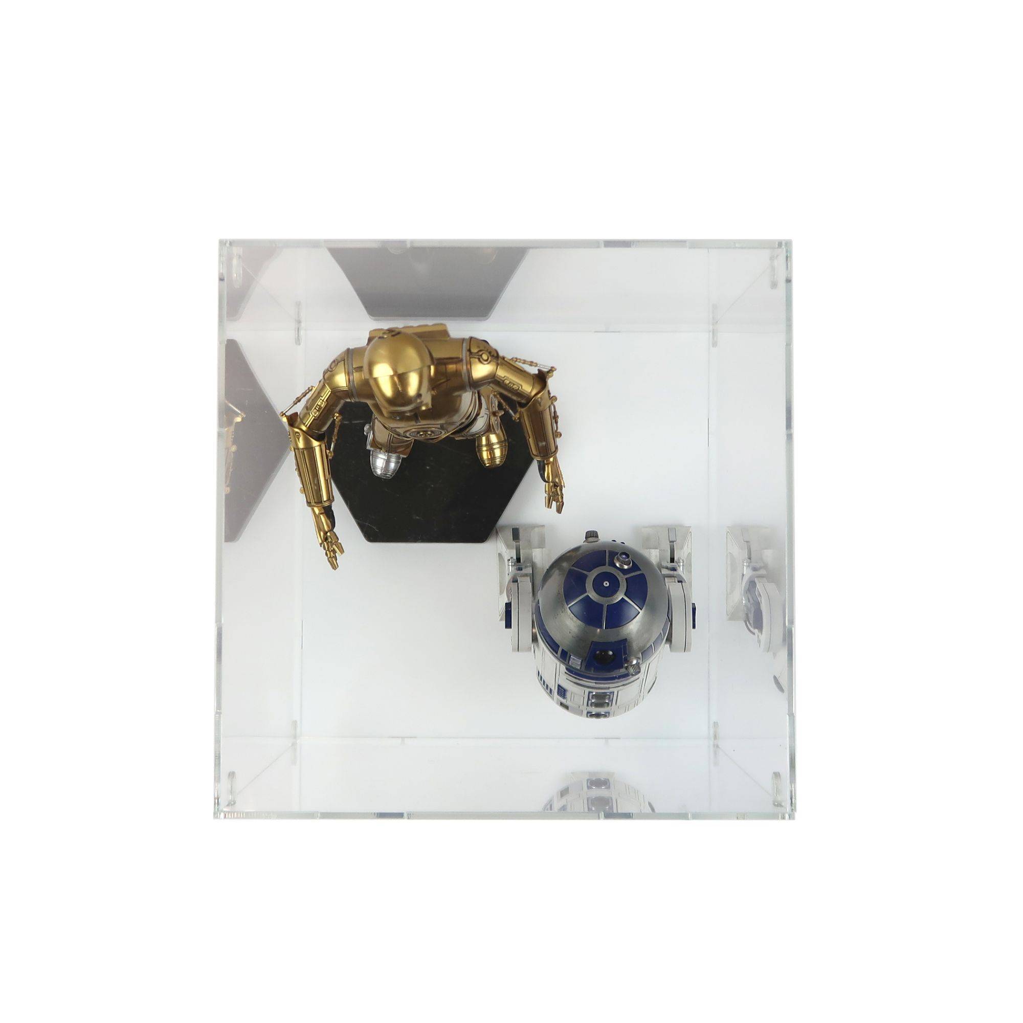 R2-D2専用ディスプレイケース Acrylic Display Case for Sideshow R2-D2 & C-3PO | iDisplayit USA