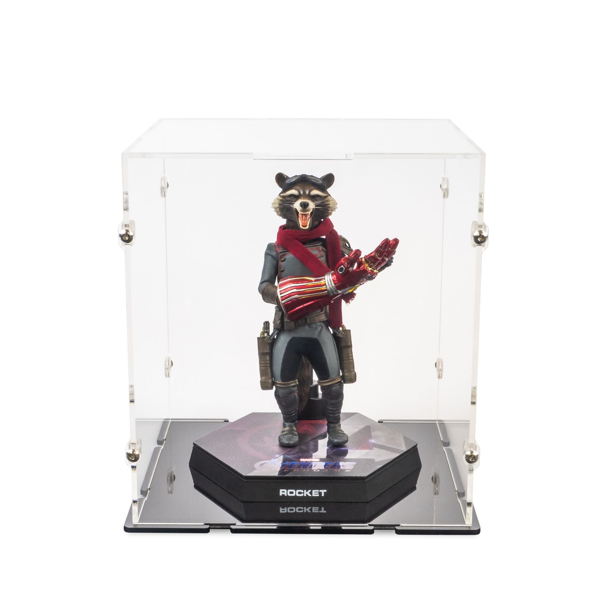 Display Case for Hot Toys Rocket Marvel Endgame | iDisplayit USA
