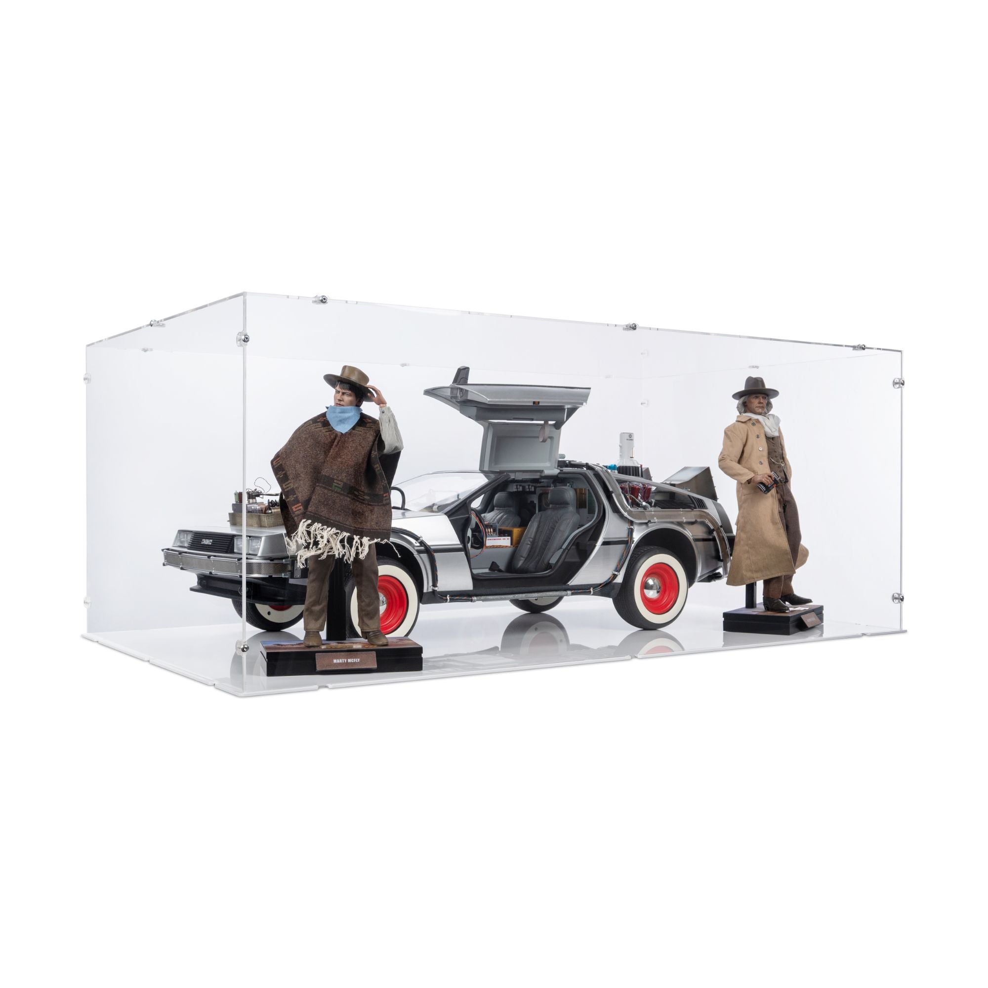 Acrylic Display Case for Hot Toys DeLorean MMS260 | iDisplayit USA