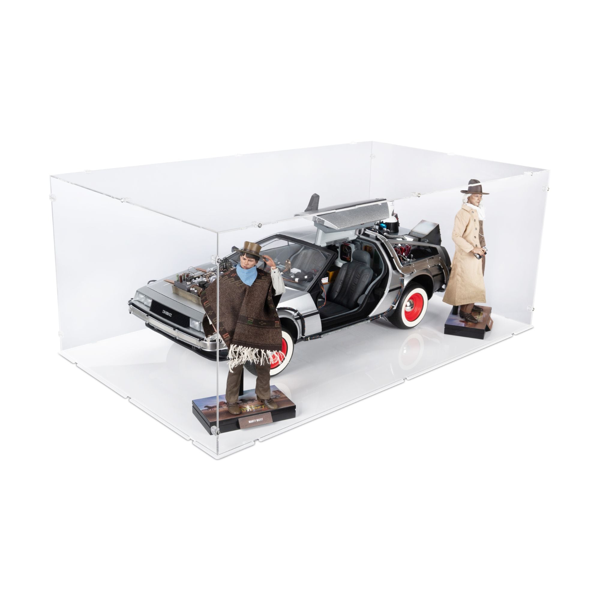 Acrylic Display Case for Hot Toys DeLorean MMS260 | iDisplayit USA