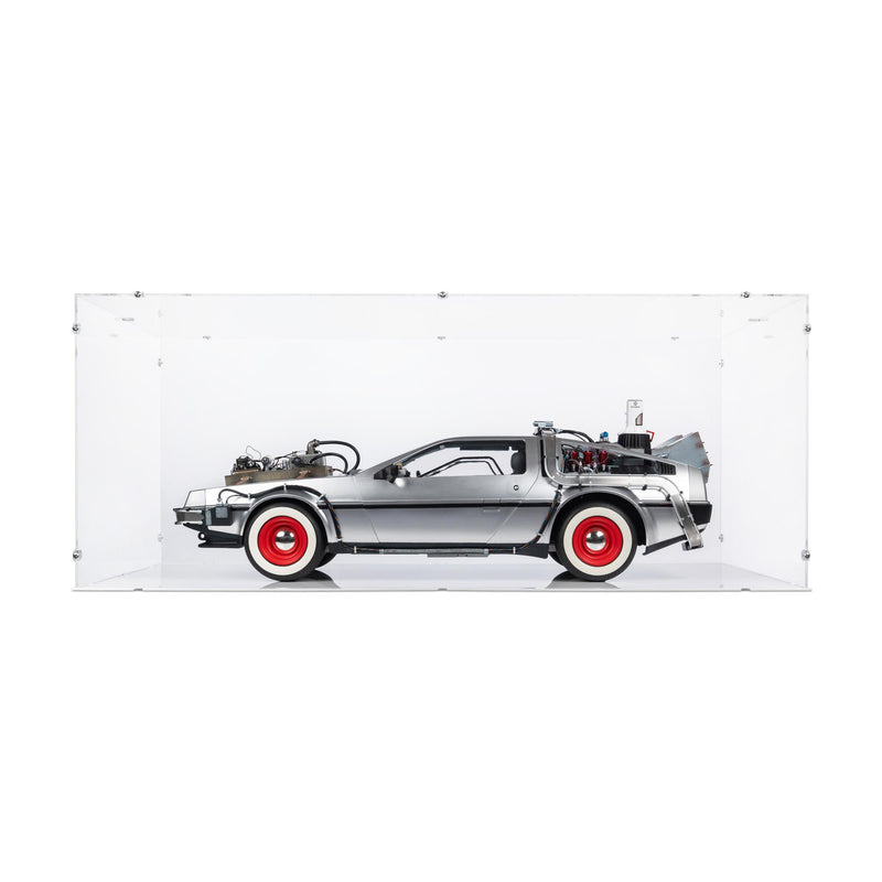 1/6 Scale Back To The Future III DeLorean Display Case for Hot Toys MMS738