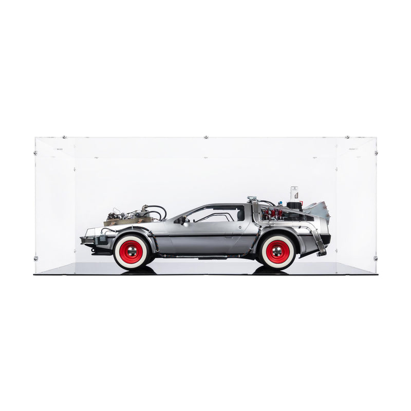1/6 Scale Back To The Future III DeLorean Display Case for Hot Toys MMS738