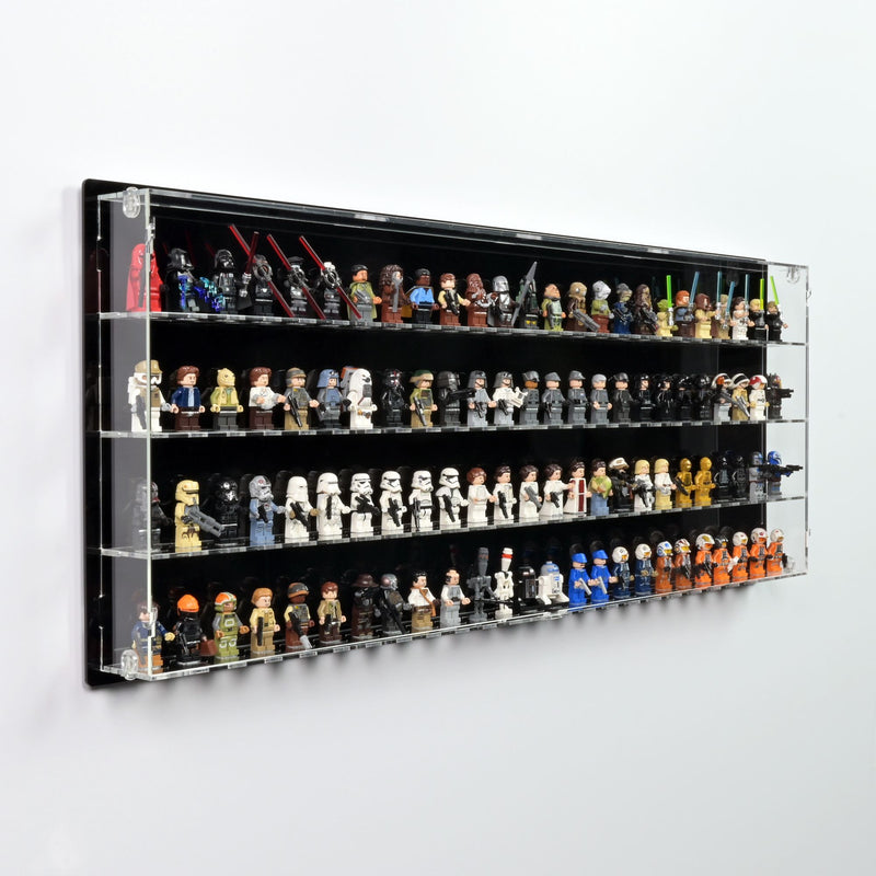 100 LEGO Minifigures Wall Display Cabinet iDisplayit