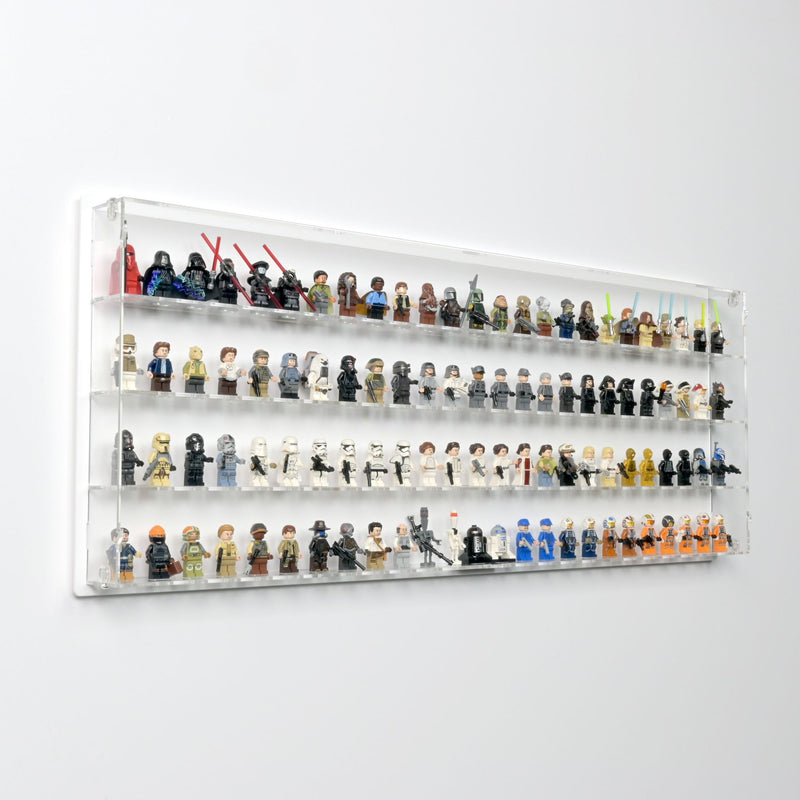 100 LEGO Minifigures Wall Display Case