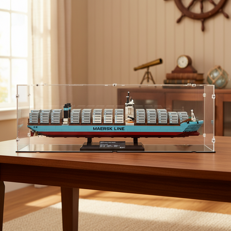 Maersk Line Triple-E Display Case for LEGO 10241