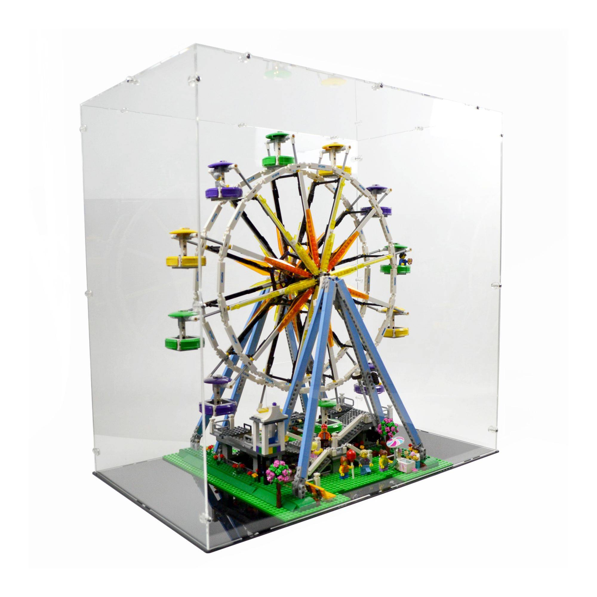 0717-246 アートディスプレイ Acrylic Display Case for LEGO Ferris Wheel | iDisplayit