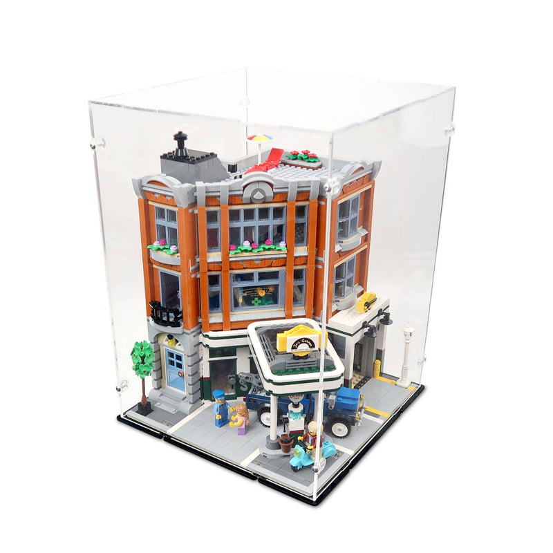 Corner Garage Display Case for LEGO 10264