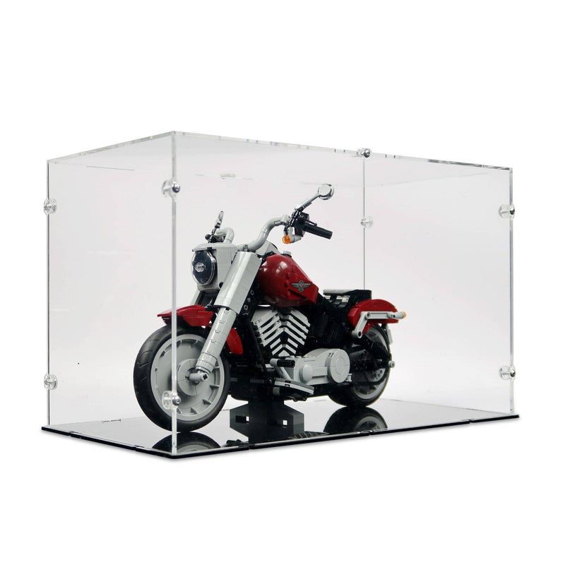 Harley Davidson Fat Boy Display Case for LEGO 10269