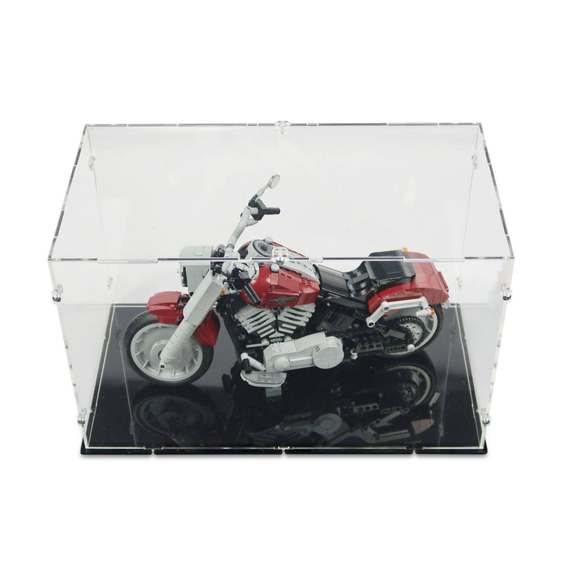 Harley Davidson Fat Boy Display Case for LEGO 10269