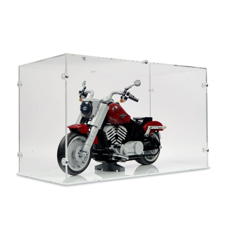 Harley Davidson Fat Boy Display Case for LEGO 10269