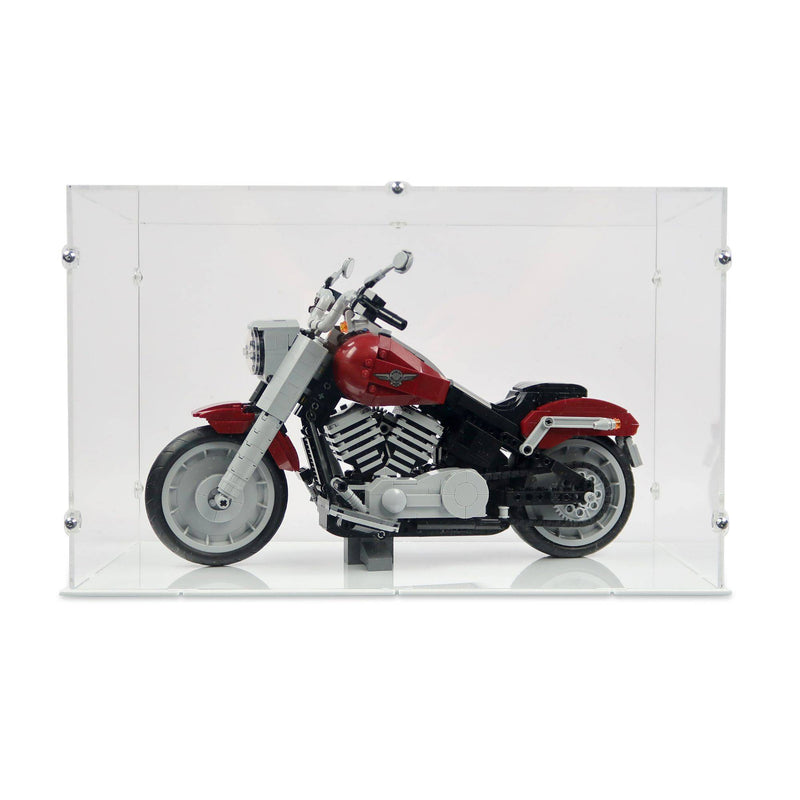 Harley Davidson Fat Boy Display Case for LEGO 10269