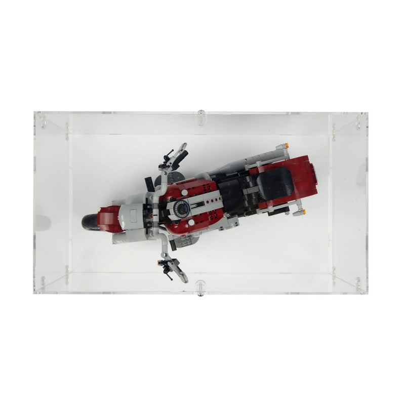 Harley Davidson Fat Boy Display Case for LEGO 10269