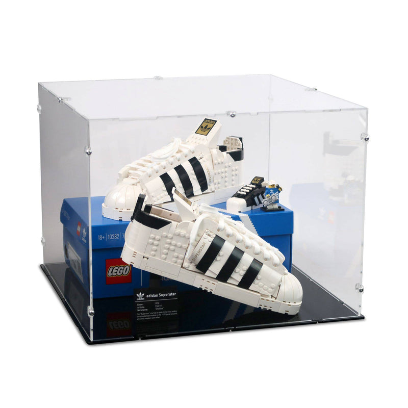 Acrylic Display Case for pair of LEGO adidas Originals Superstar | iDisplayit iDisplayit.com Acrylic Display Case for pair of LEGO adidas Originals Superstar | iDisplayit iDisplayit.com