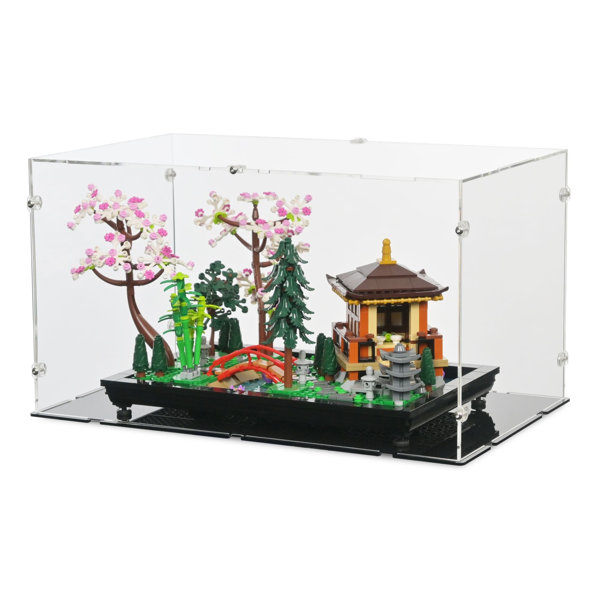 Acrylic Display Case for LEGO Tranquil Garden | iDisplayit