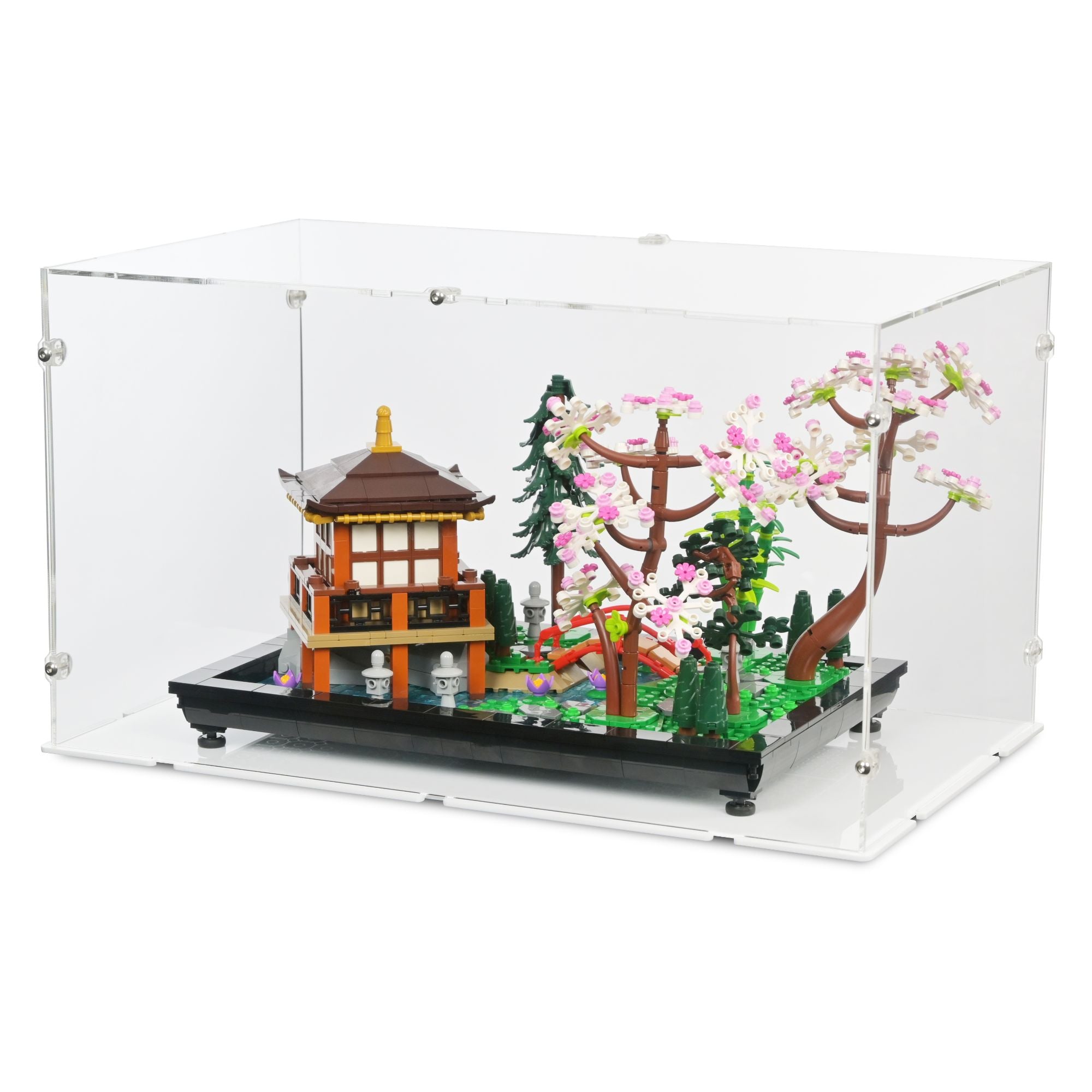 Acrylic Display Case for LEGO Tranquil Garden | iDisplayit