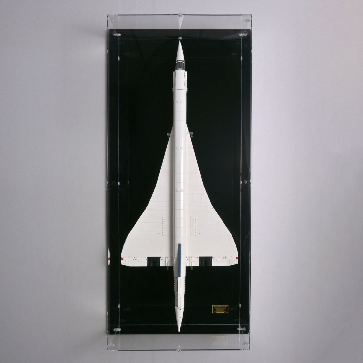 Concorde Display Model Wallmounted LEGO Concorde Acrylic Display Case | iDisplayit USA ...