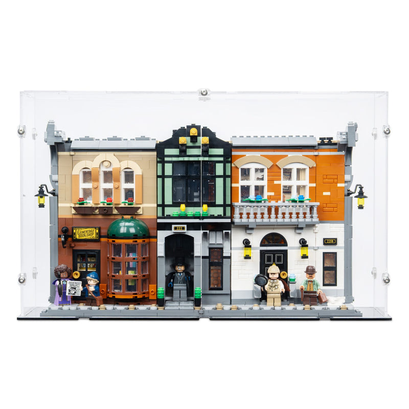 Sherlock Holmes: Book Nook Display Case for LEGO 10351 (Open)