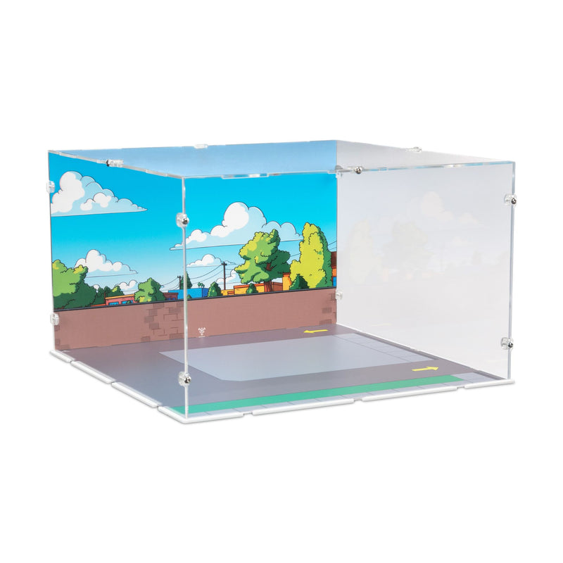 The Simpsons Krusty Burger Display Case for LEGO 10352
