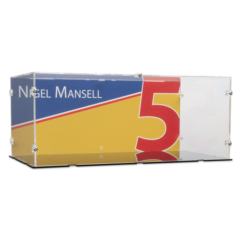 Williams Racing FW14B & Nigel Mansell Display Case for LEGO 10353