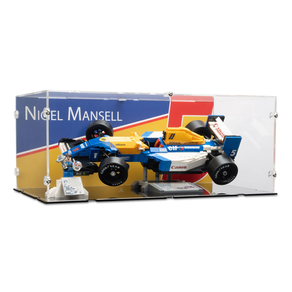 LEGO Williams Racing FW14B Nigel Mansell Display Box | iDisplayit