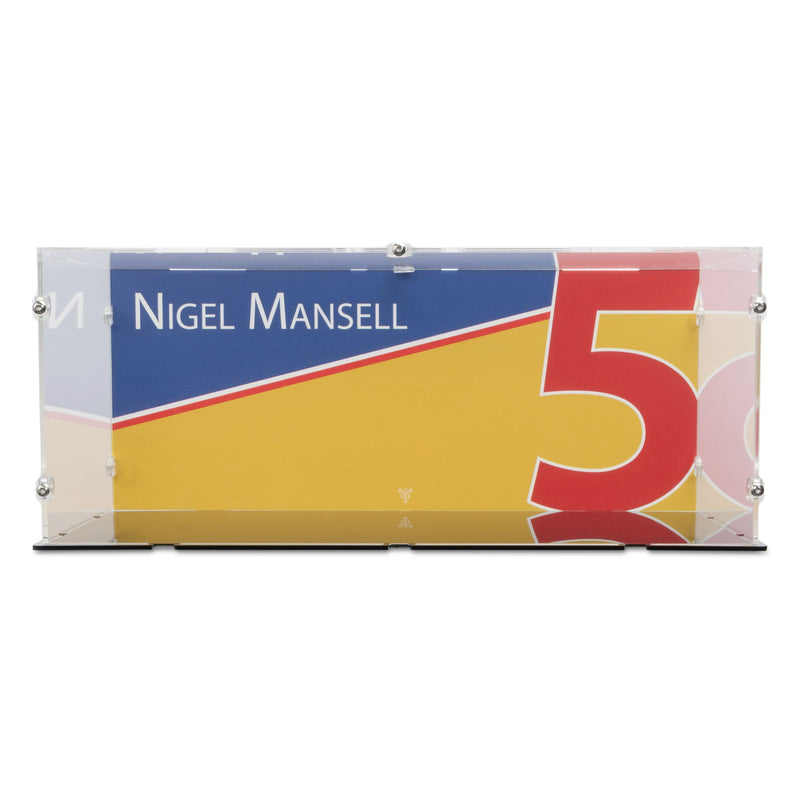 Williams Racing FW14B & Nigel Mansell Display Case for LEGO 10353